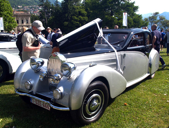 Bugatti Type 57 with body by Gangloff.  