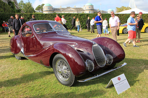 A car without a single bad angle’ says Peter Mullin about his 1937 Talbot-Lago T150 C-SS ‘Goutte d’eau’.  Originally owned by Bentley boy Woolf Barnato, it is the overall winner of this year’s concours.
