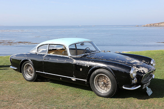 This 1956 Maserati A6G 2000 Frua Coupé was also part of the Baillon collection and was stored in a garage, alongside the previous California, somewhat preserved from the elements, on the contrary of the other cars of the collection.