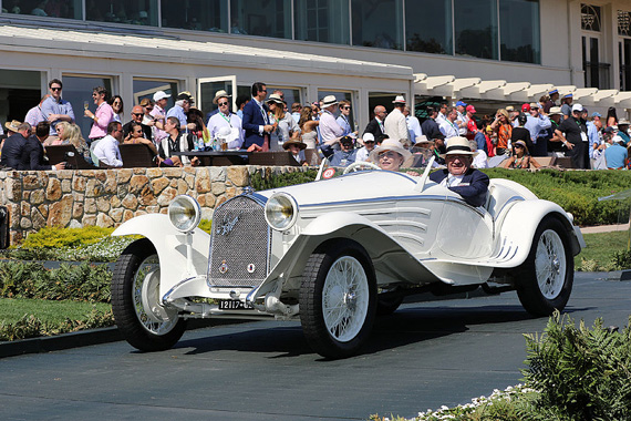 Designs by Carrozzeria Touring was one of the special classes this year and the Alfa Romeo 6C 1750 Gran Sport “Flying Star” Spider was clearly the star of its class.  Built especially for the 1931 Villa d’Este Concours d’Elegance, it is one of the most emblematic designs from Touring.