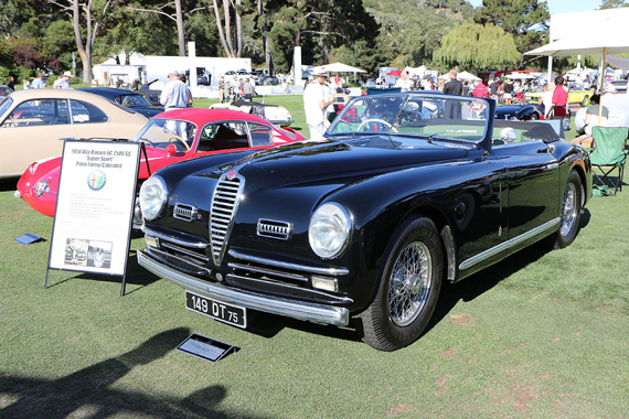 1950 Alfa Romeo 6C 2500 Super Sport cabriolet, owned by Peter Goodwin.