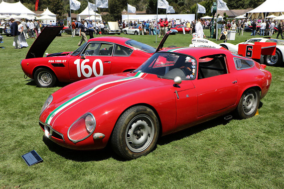 A 1964 Alfa  TZ 1, owned by  David Eichenbaum. 