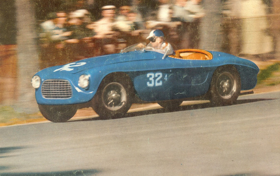 Stubbs in Phil’s 212 in 52, the only Ferrari entered that year.