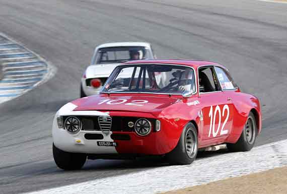 Race 4B for GT cars under 2500cc was the playground of many Alfa Romeo GTAs