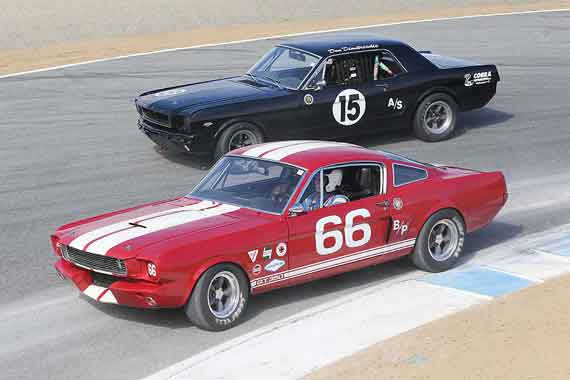 This year, the special marque was the Shelby Mustang that had its own race. 