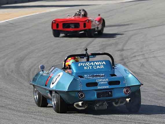 But he was edged by the little Piranha Kit Car Corvair powered of Frank Zucchi for 8th place.