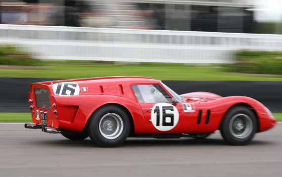 The RAC TT celebration is a race full of star cars and drivers, one of which has to be Martin Hulusa's 1961 ex Count Volpi Ferrari 250GT Breadvan. 