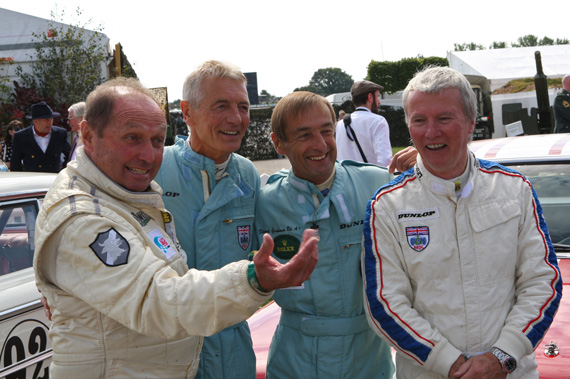Jochen Mass, Tony Jardin,Stuart Graham and Steve Soper . Jonathan Sharp