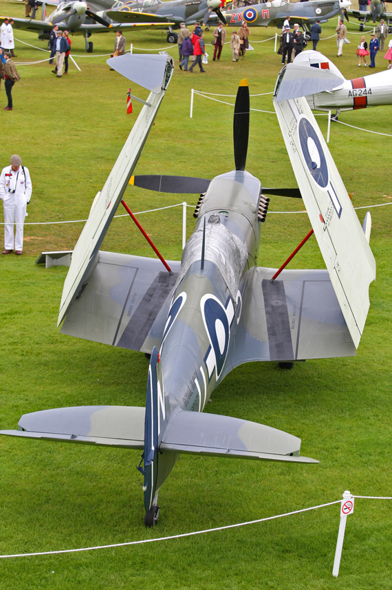 This is a Westlands Built Seafire MK3 or to use the correct script a MK111 .  Jonathan Sharp
