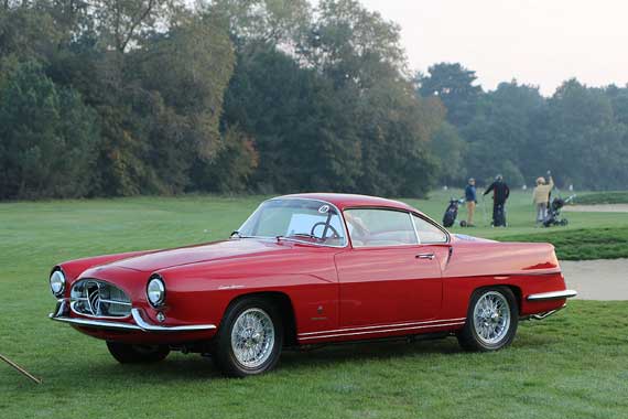 Designed by Giovanni Savonuzzi for Ghia in 1954, only six Alfa Romeo 1900C Super Sprint like this one are still in existence.  This example was delivered new to the Vice President of the Design Department at Ford Motor Company.