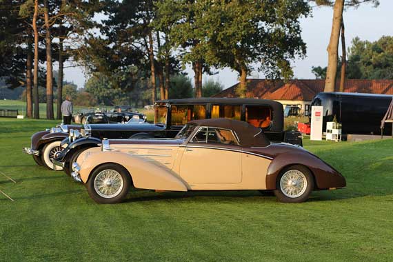 The Bugatti Type 57 cabriolet Aravis was executed by French coachbuilders Letourneur & Marchand, like this one, or by Gangloff.  This car has been in the same Belgian family ownership from new, in 1939.