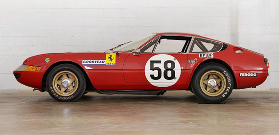 Offered at the auction is this N.A.R.T. Daytona Comp that placed 5th overall at Le  Mans in 1971.