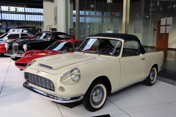 Moretti was a small manufacturer using Fiat mechanicals like in this 1959 Moretti 750 Spider.