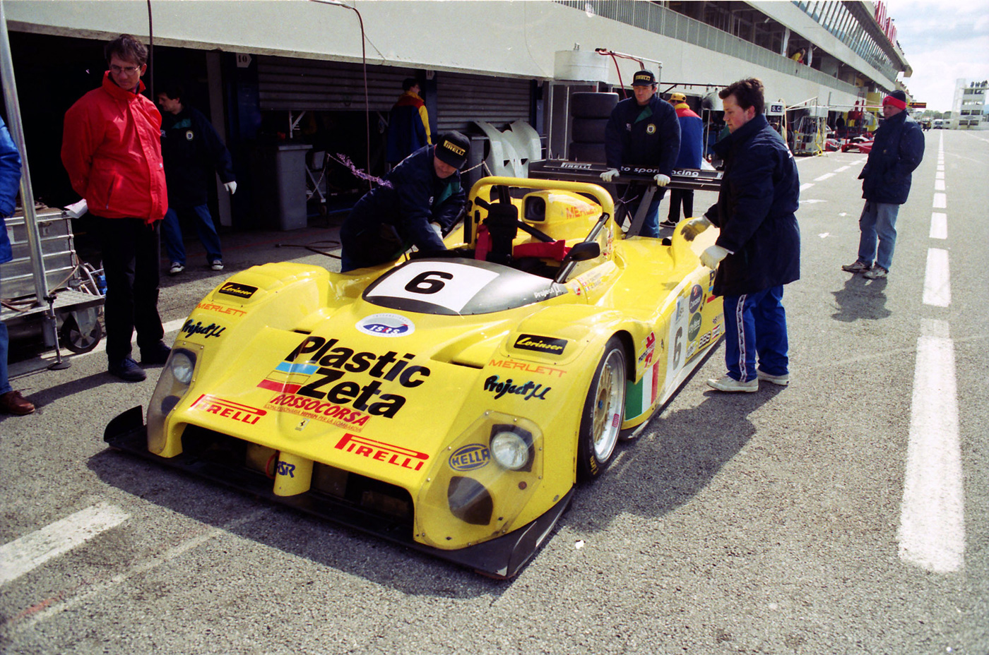 Allan McNish and the Ferrari 333 SP