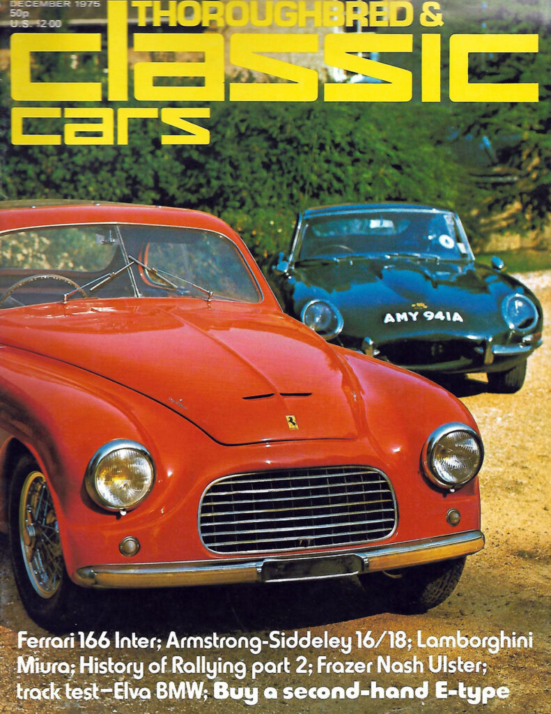 The Birth Of Thoroughbred Classic Cars